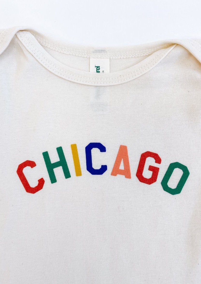 Sweet Home Chicago Onesie - Natural