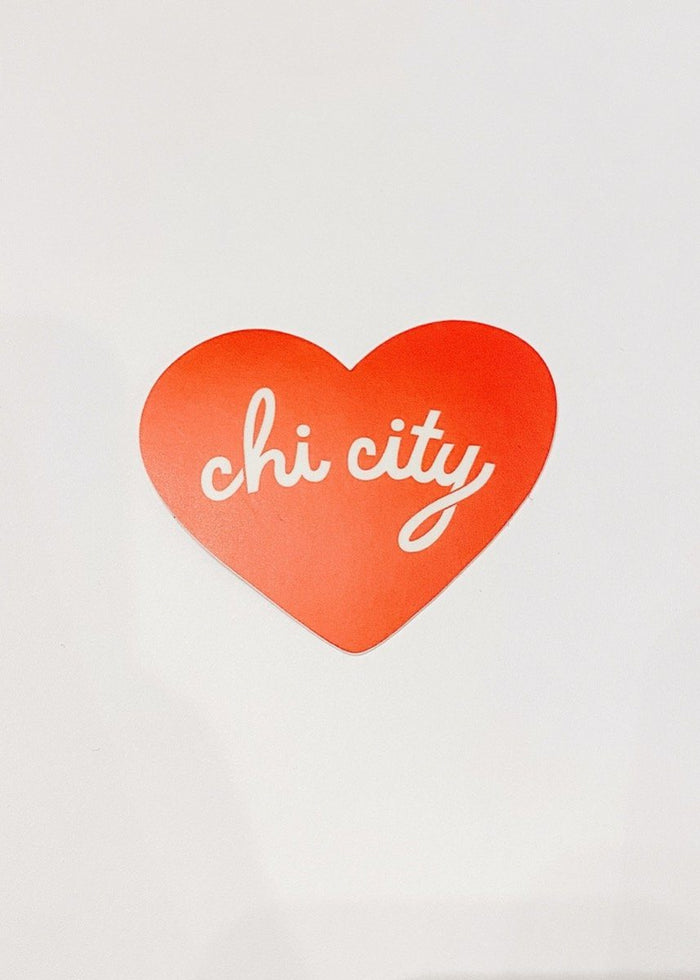 Chi City Heart Sticker