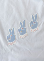Vote Peace Sticker