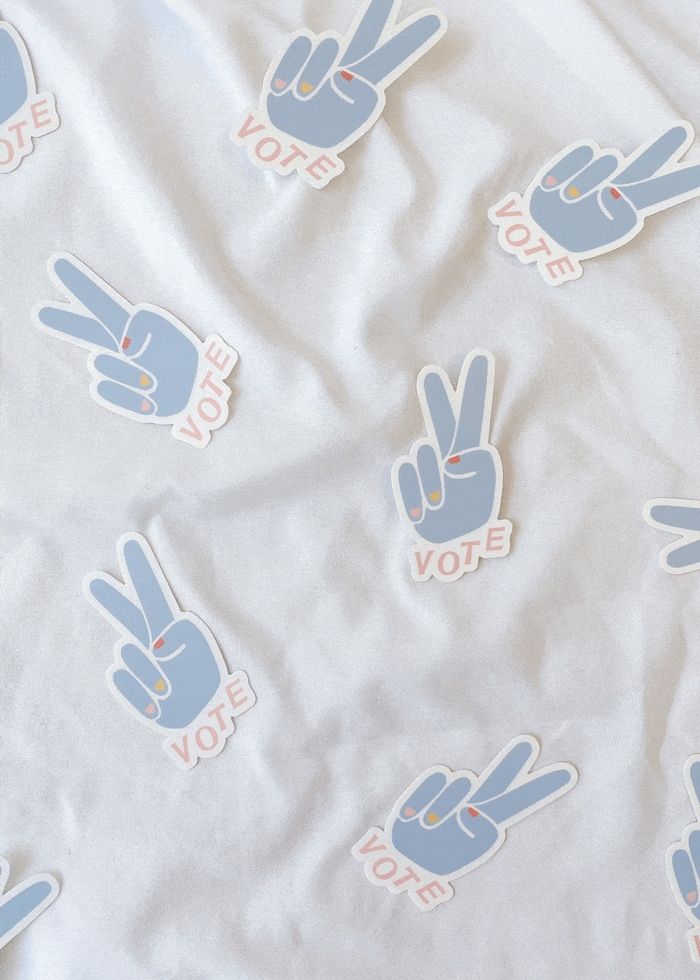 Vote Peace Sticker