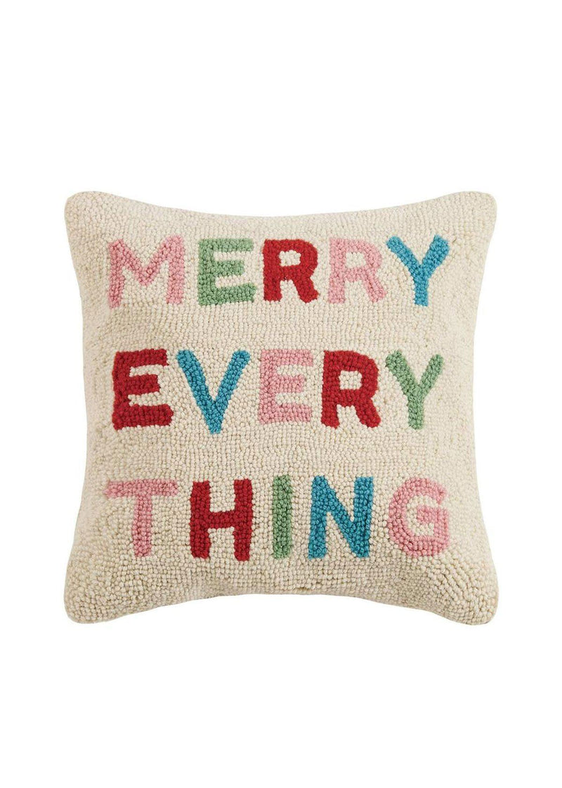 Merry Everything Hook Pillow