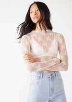 Lady Lux Layering Top - Evening Creme