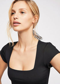 Square Eyes Bodysuit - Black