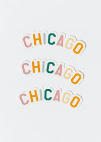 Sweet Home Chicago Sticker - Pastel