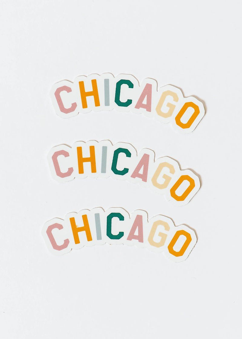 Sweet Home Chicago Sticker - Pastel