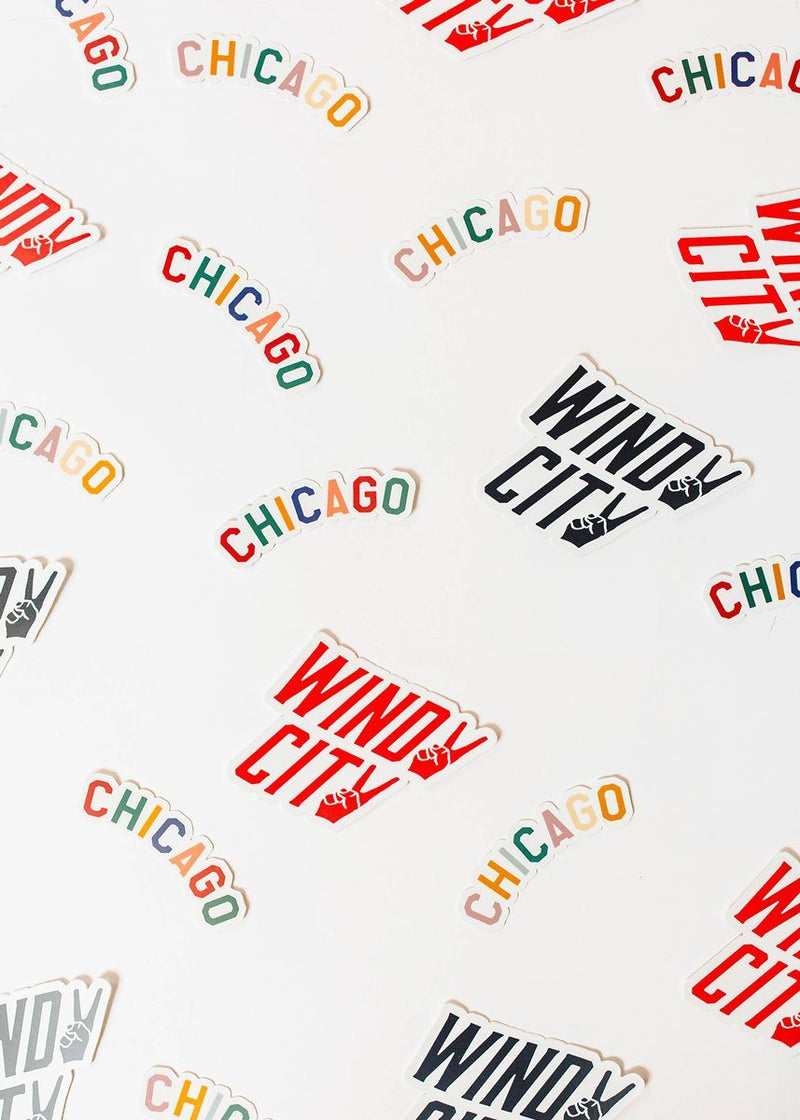 Sweet Home Chicago Sticker - Pastel