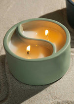 Yin & Yang Candle - Green Tea & Aloe 11oz