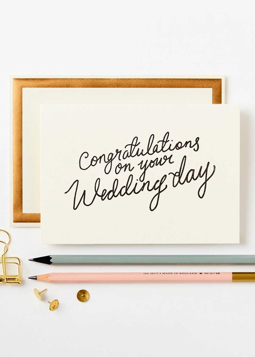 Congrats Wedding Day Card