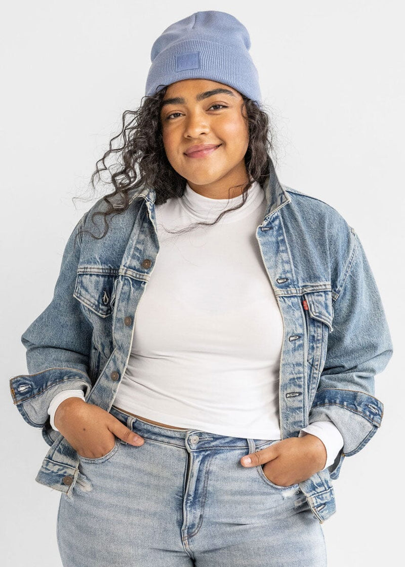 Adult Mad Hatter Knit Cuff Beanie - Fog