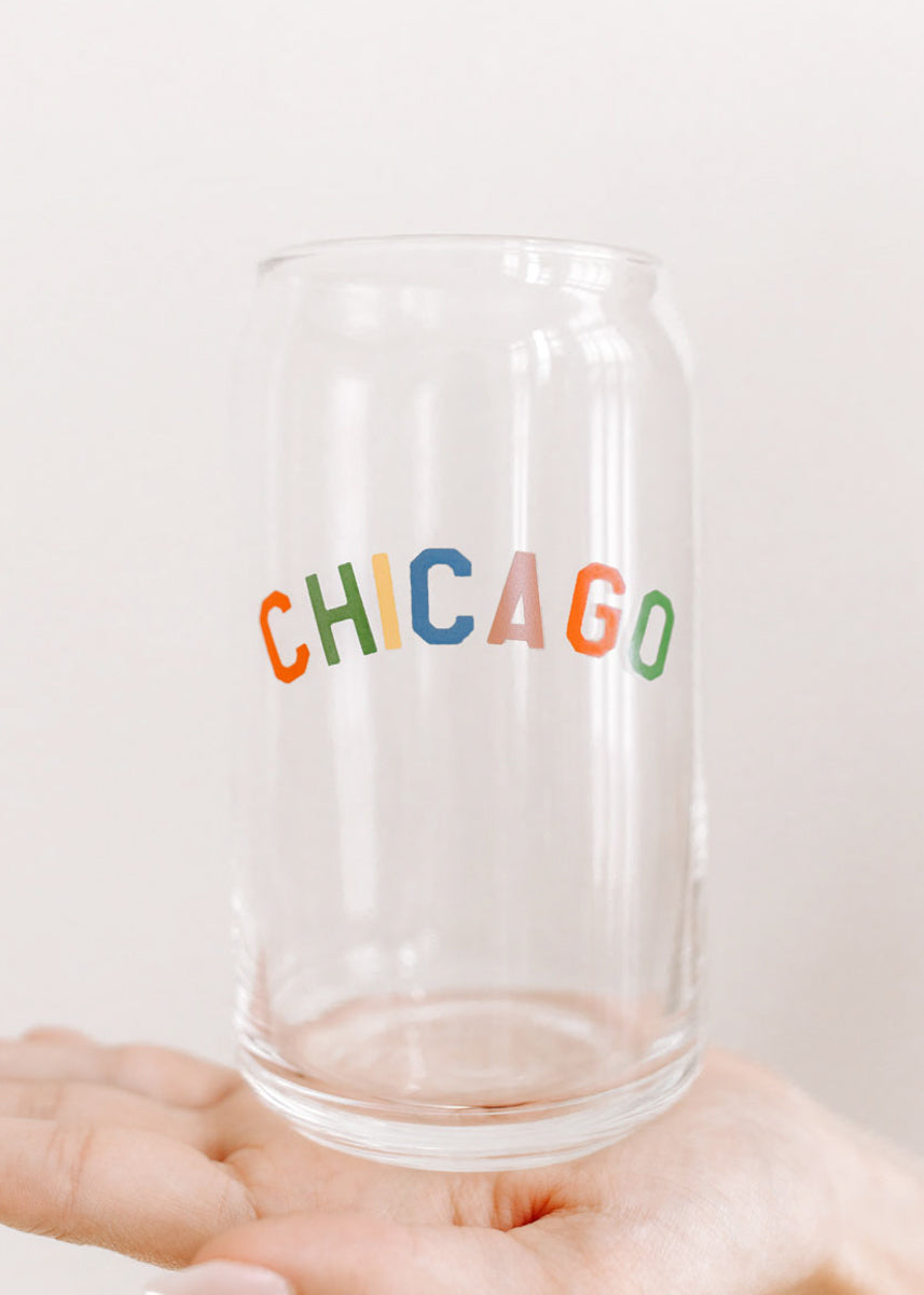 Sweet Home Chicago Can Glass