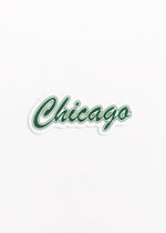 Chicago Retro Sticker - Green