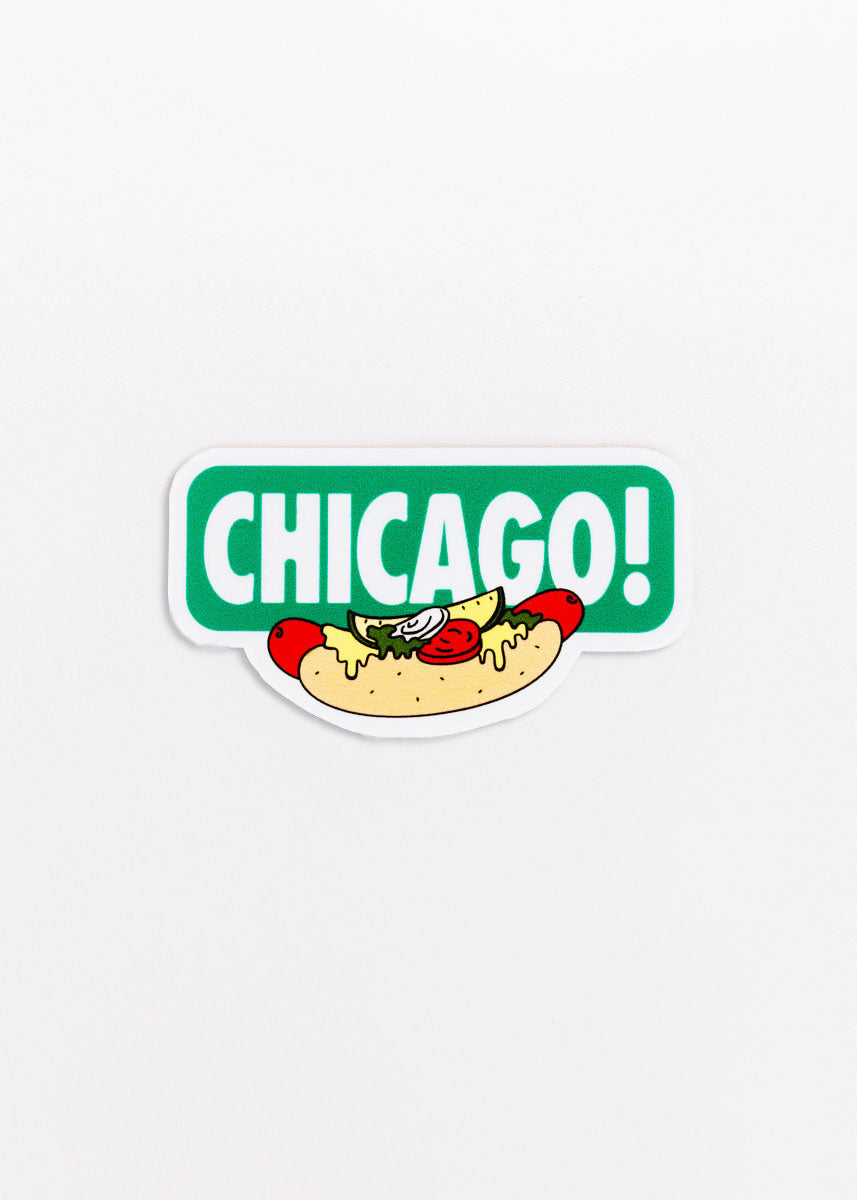 Chicago! Dog Sticker