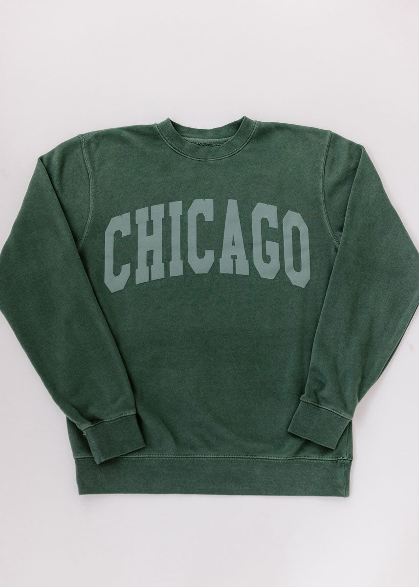 Chicago Collegiate Puff Sweatshirt - Alpine