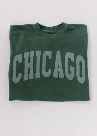 Chicago Collegiate Puff Sweatshirt - Alpine