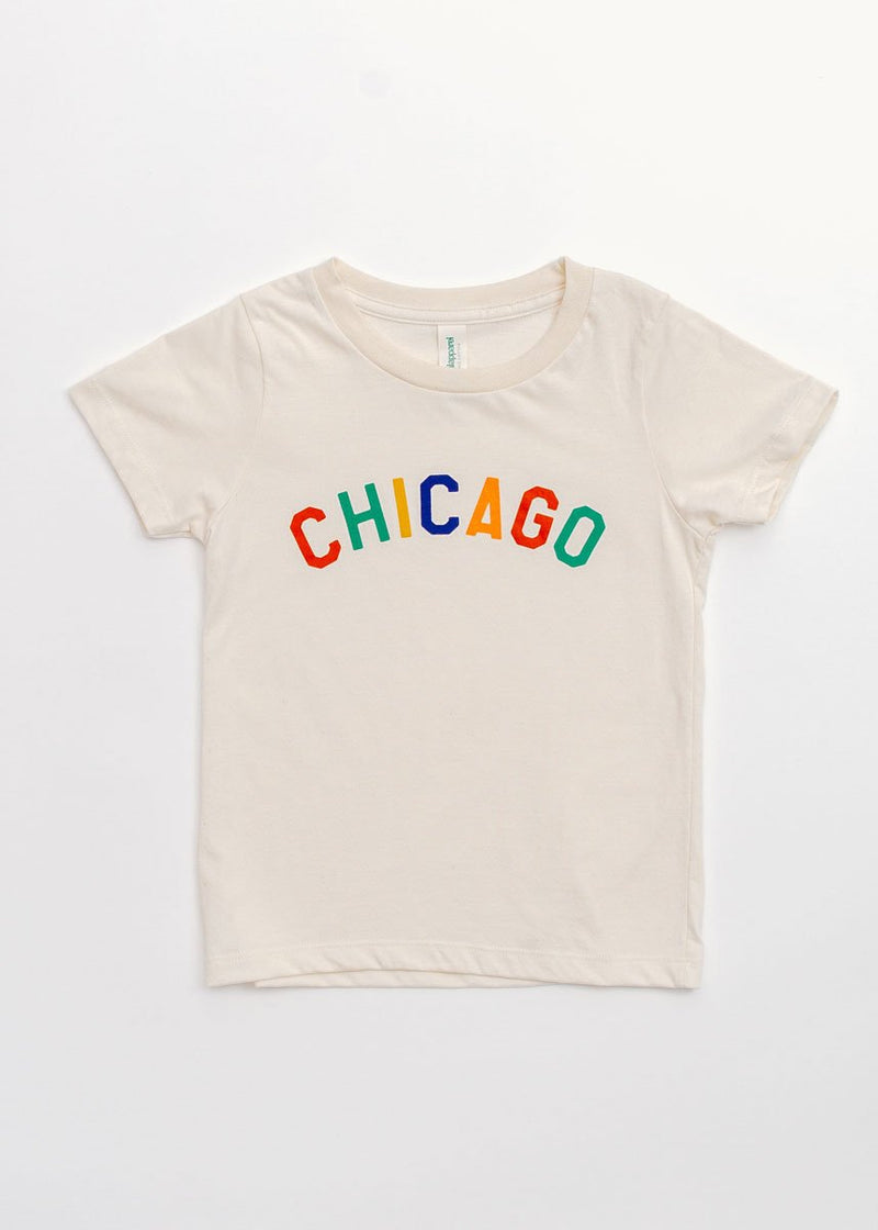 Sweet Home Chicago Toddler Tee - Natural