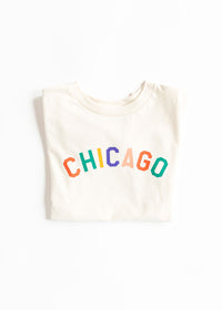 Sweet Home Chicago Toddler Tee - Natural