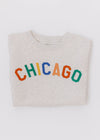 Sweet Home Chicago Toddler Sweatshirt - Heather Natural