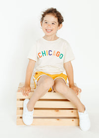 Sweet Home Chicago Toddler Tee - Natural