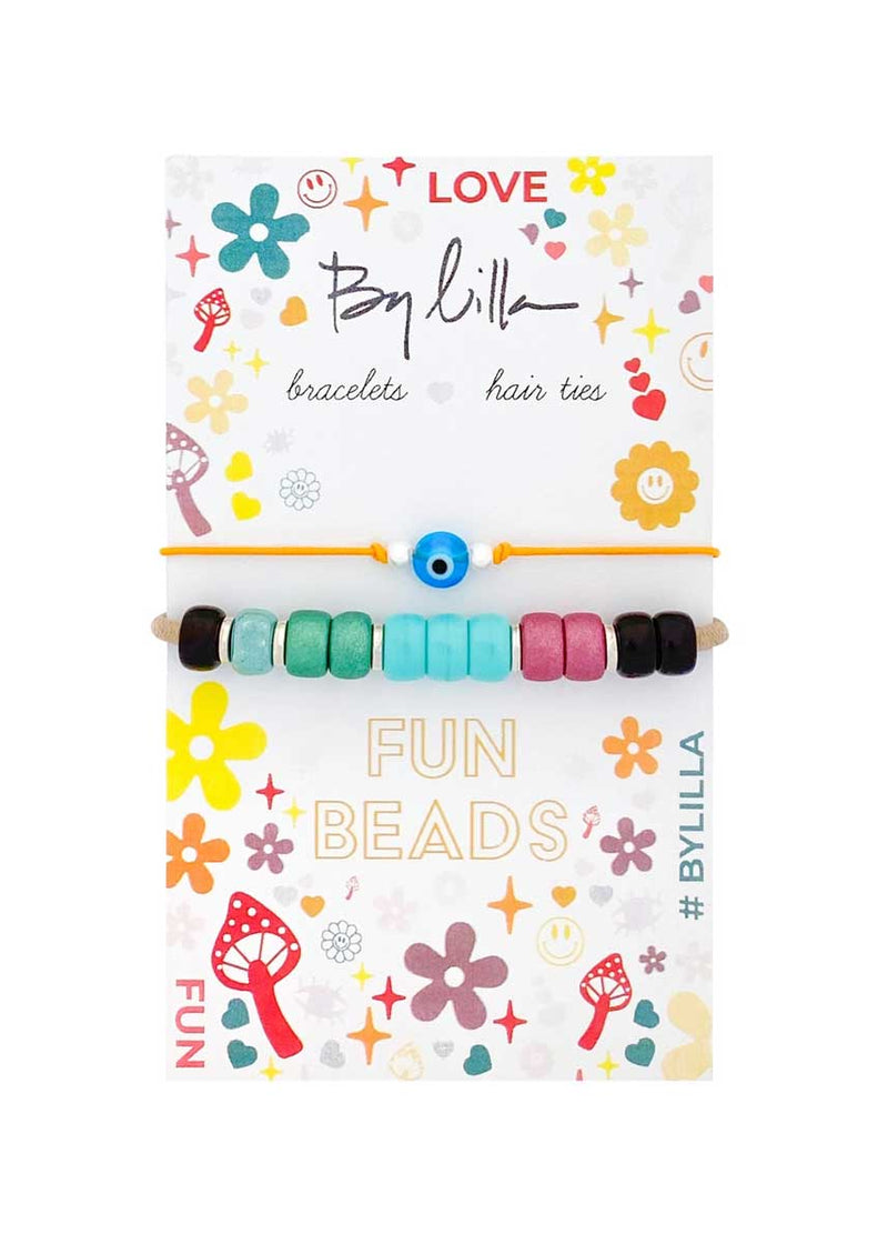 Fun Beads Bracelet - Blue Eye