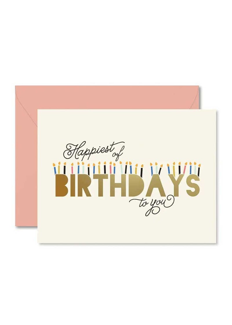 Happiest Of Birthdays Card