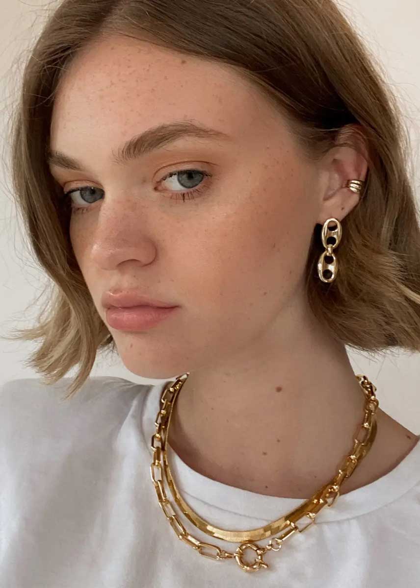 Natalia Herringbone Necklace