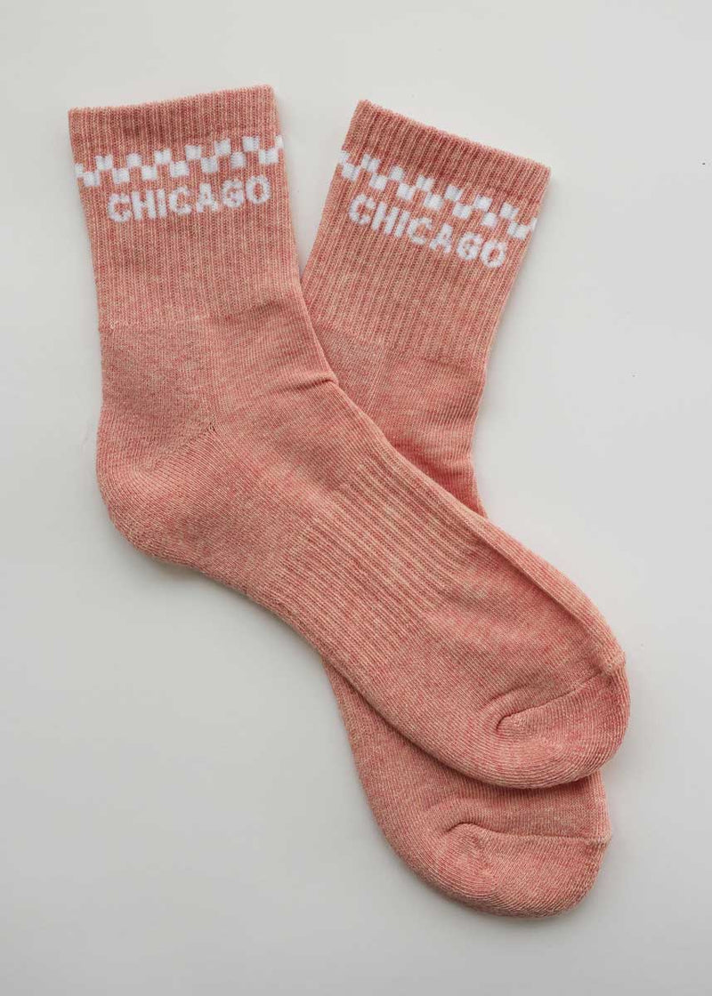 Chicago Checker Mini Crew Sock
