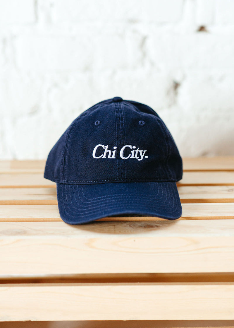Chi City Dad Hat - Navy