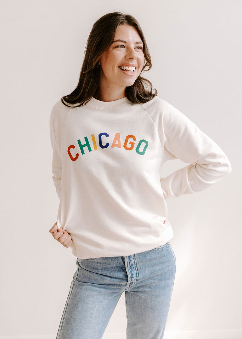 Sweet Home Chicago Sweatshirt - Original Ivory