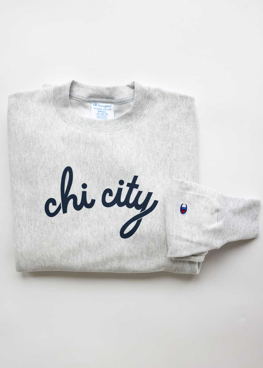 Chi City Champion Sweatshirt - Grey