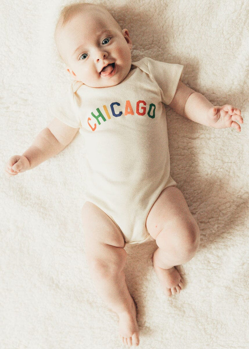 Sweet Home Chicago Onesie - Natural