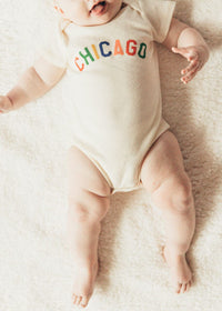Sweet Home Chicago Onesie - Natural