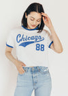 Chicago 88 Baseball Ringer Tee - Royal Blue