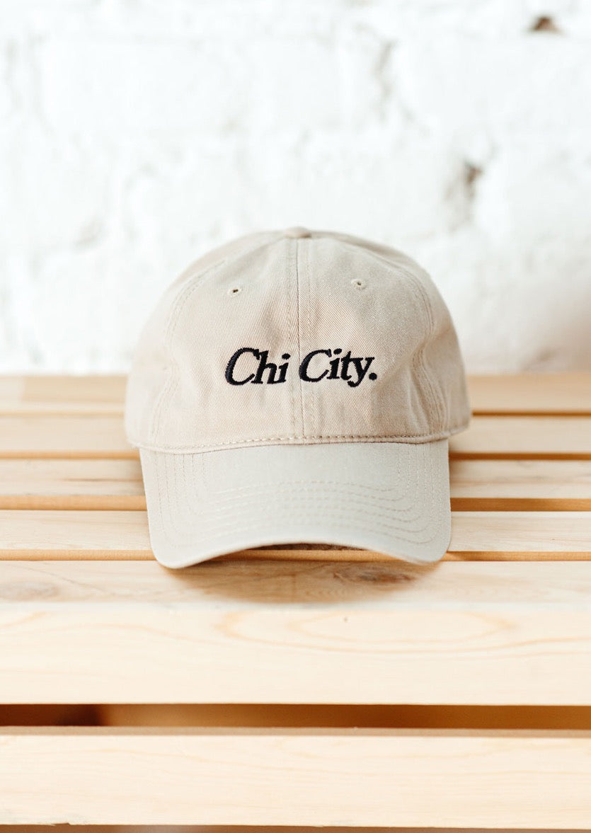 Chi City Dad Hat - Dune
