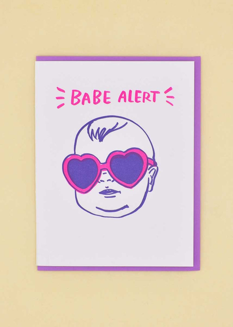 Babe Alert Card