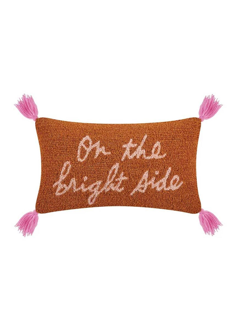 On The Bright Side With Tassels Hook Pillow