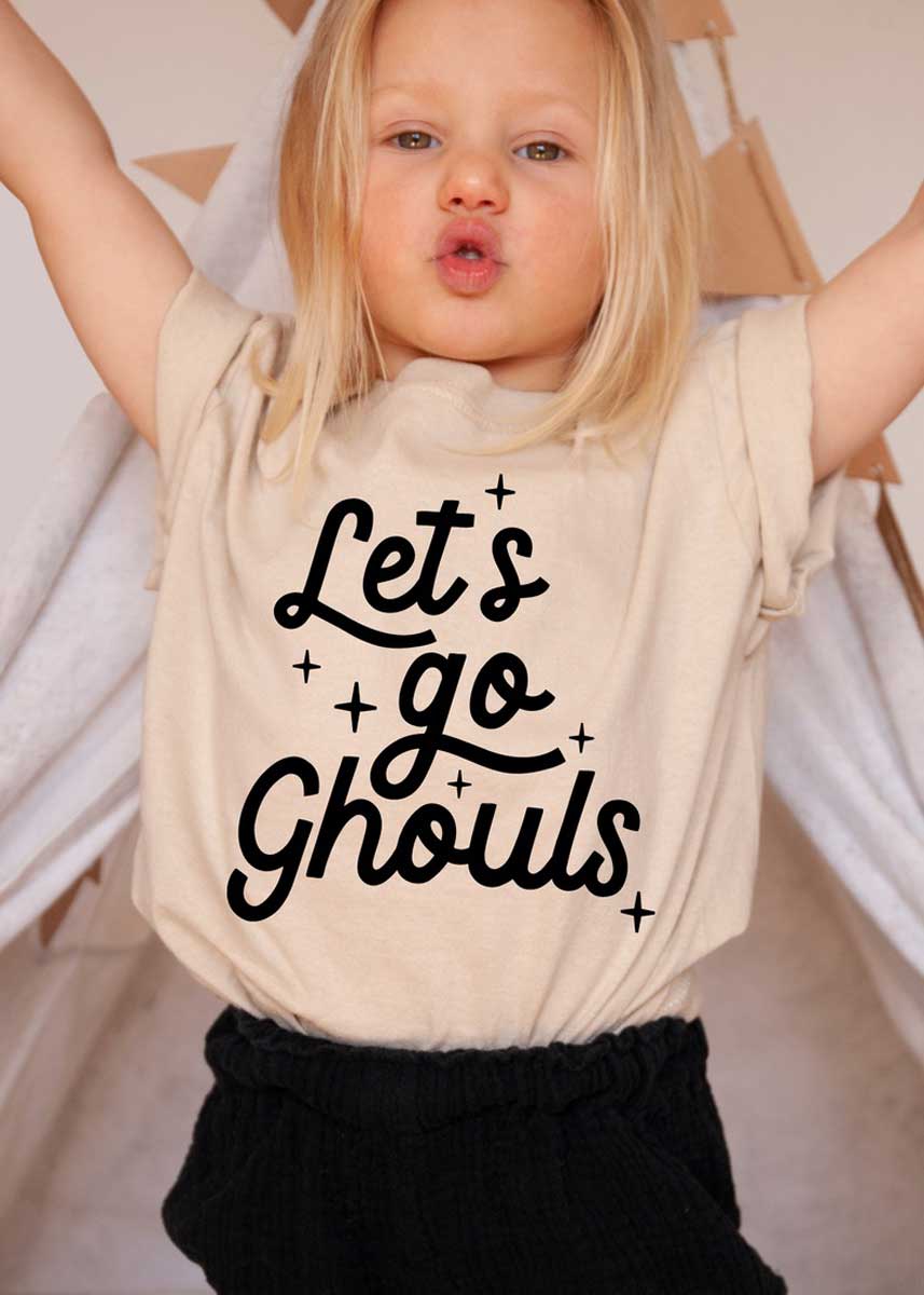 Let's Go Ghouls Kids Tee - Black