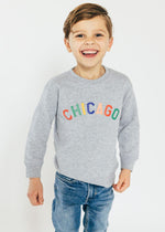 Sweet Home Chicago Toddler Sweatshirt - Heather Grey