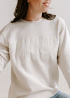 Chicago Collegiate Puff Sweatshirt - Ivory