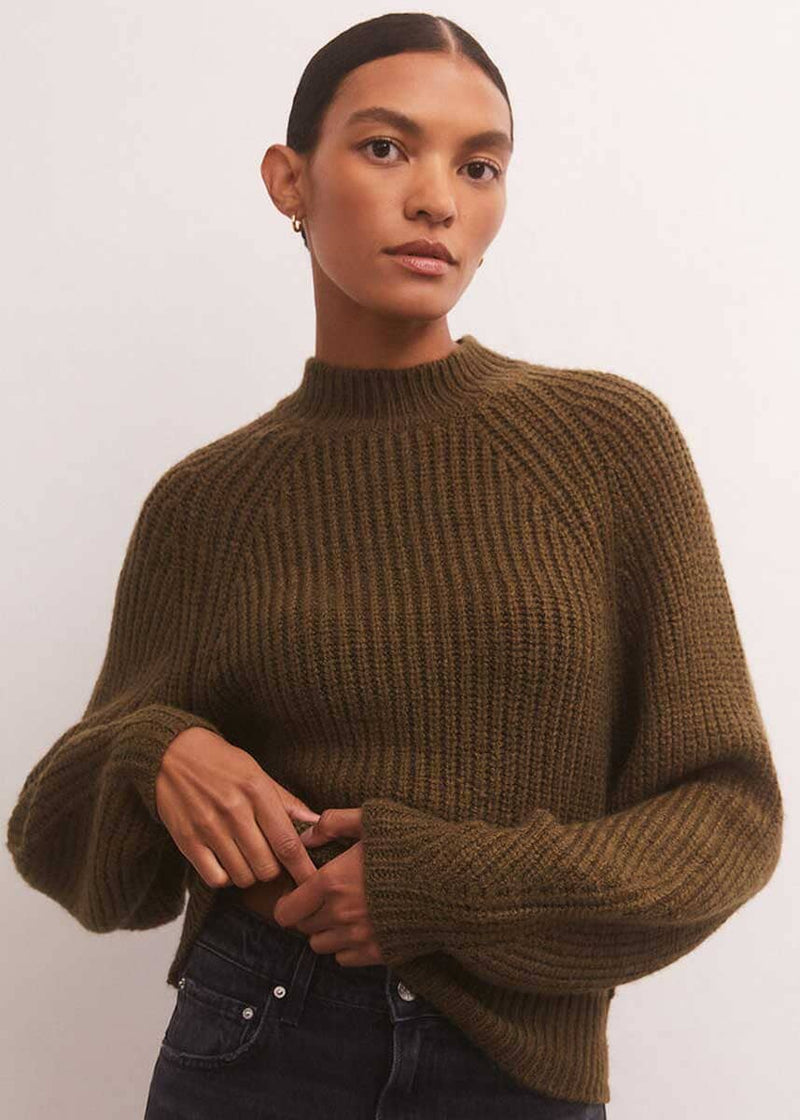 Desmond Pullover Sweater - Dark Olive