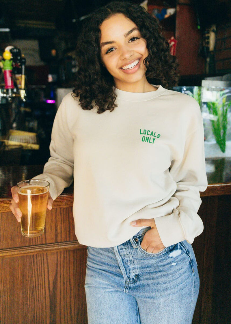 Support Your Local Bar Sweatshirt - Ivory