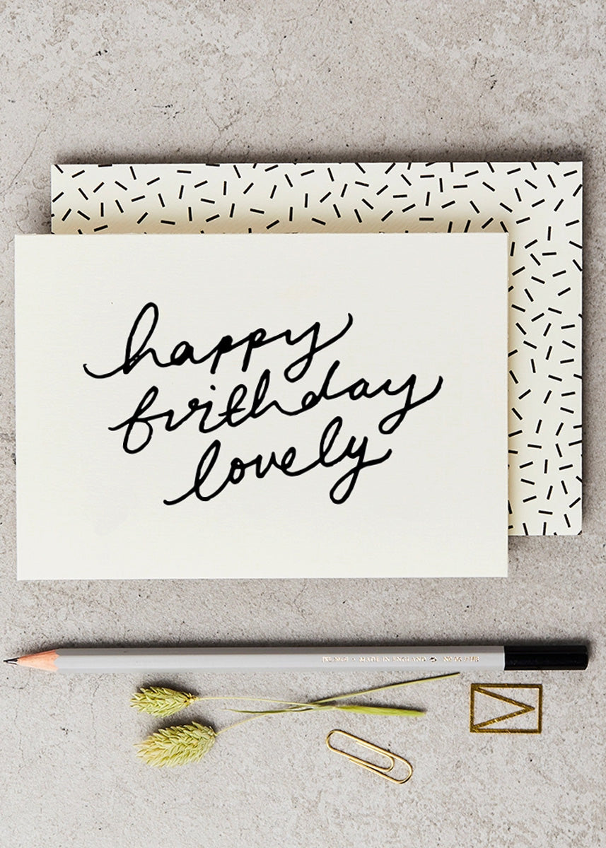 Happy Birthday Lovely Card