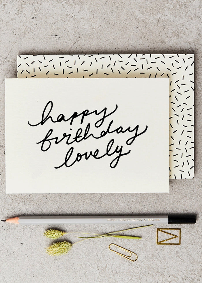 Happy Birthday Lovely Card