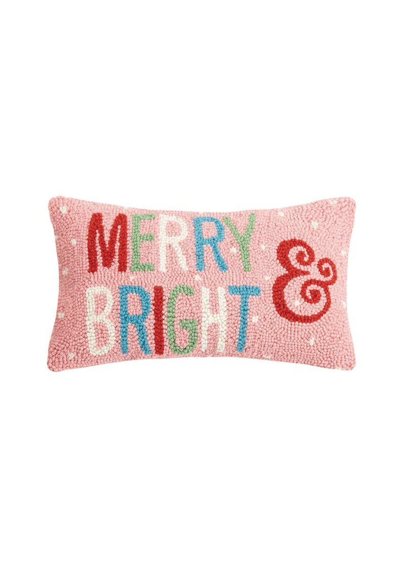 Merry & Bright Hook Pillow