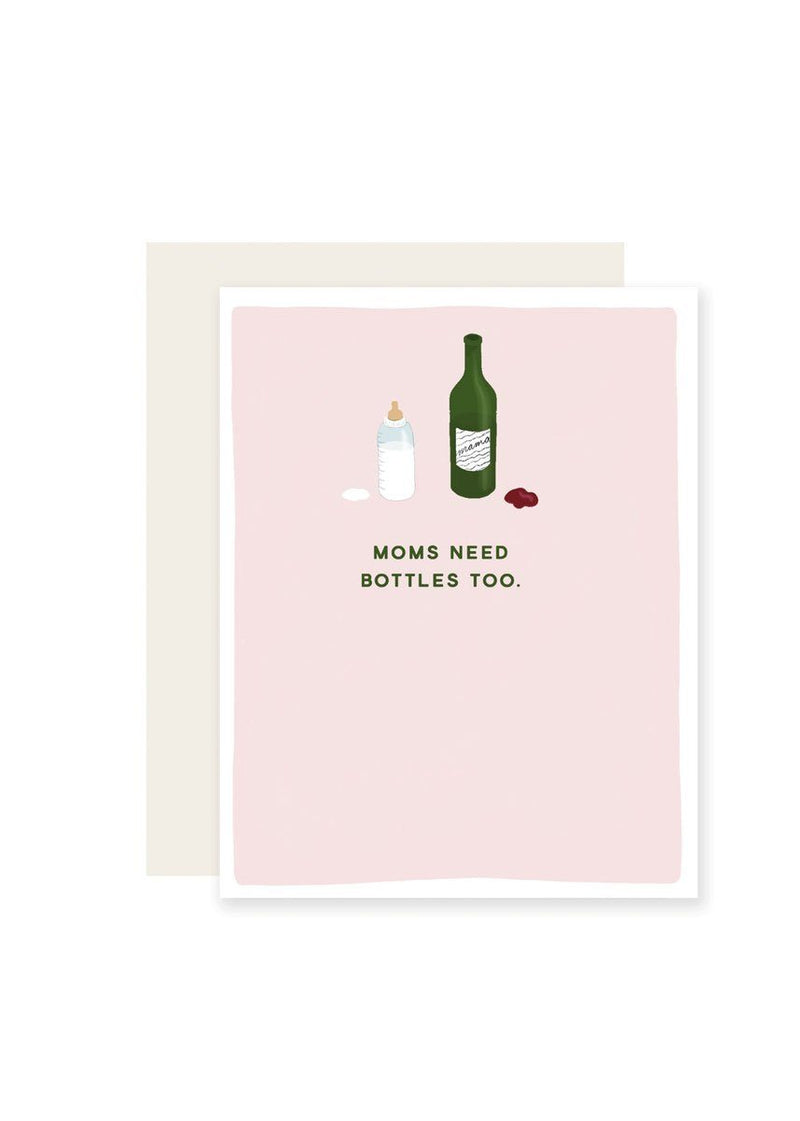 Mom Bottles Card