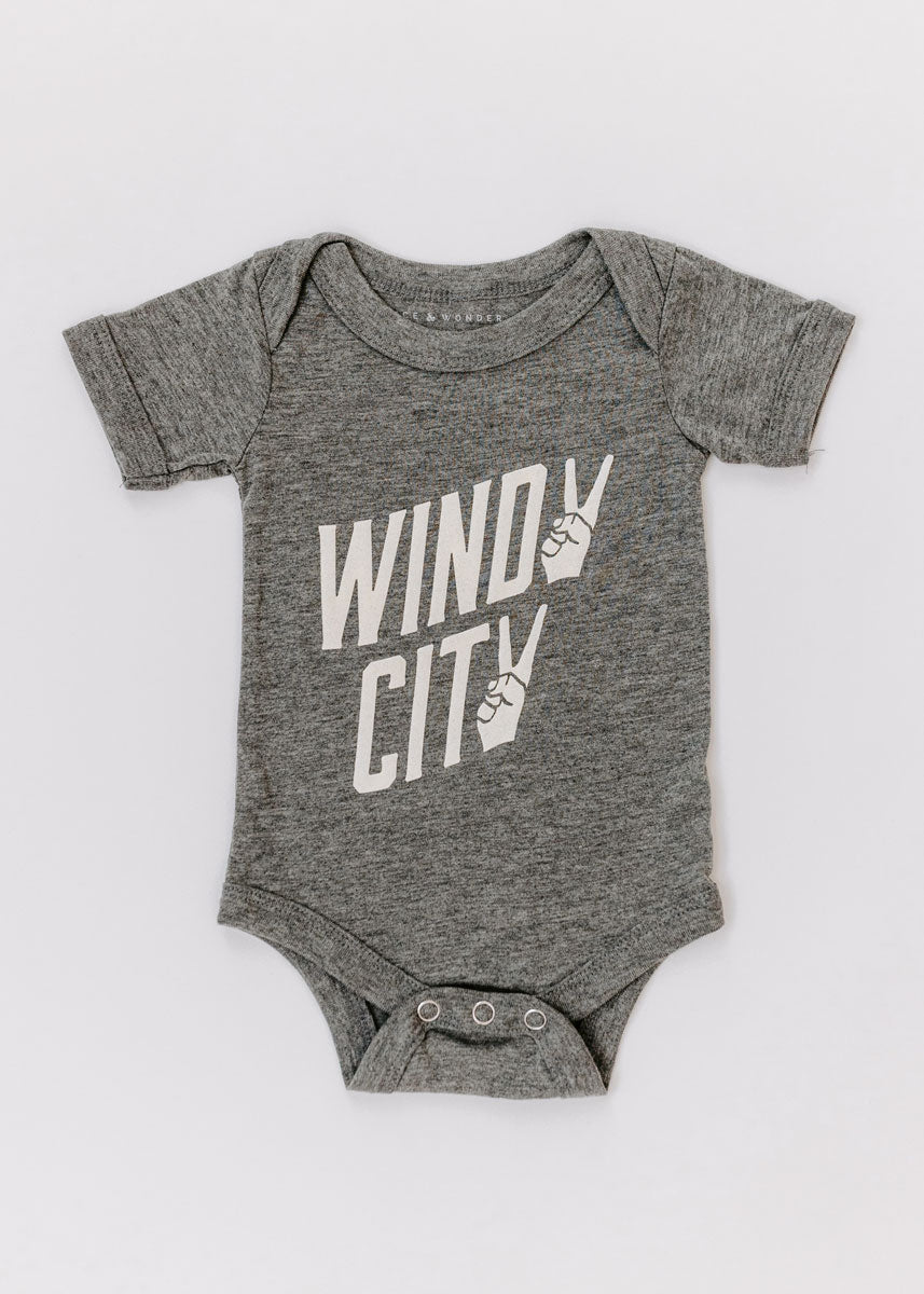 Windy City Grey Onesie