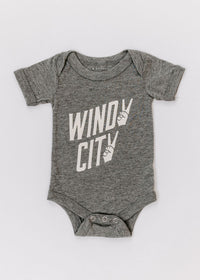 Windy City Grey Onesie