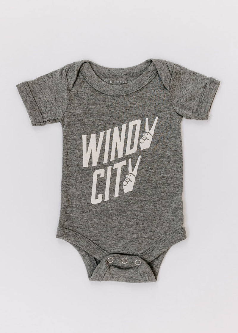 Windy City Grey Onesie