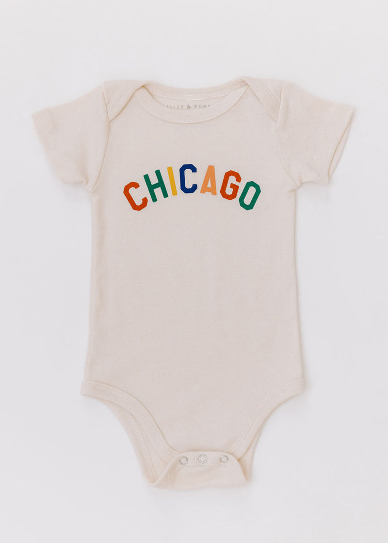 Sweet Home Chicago Onesie - Natural