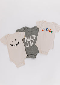 Windy City Grey Onesie