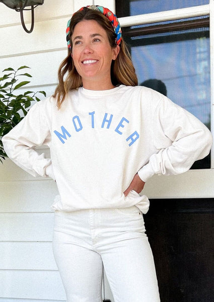 MOTHER Everyday Sweatshirt - Powder & Blue – Alice & Wonder